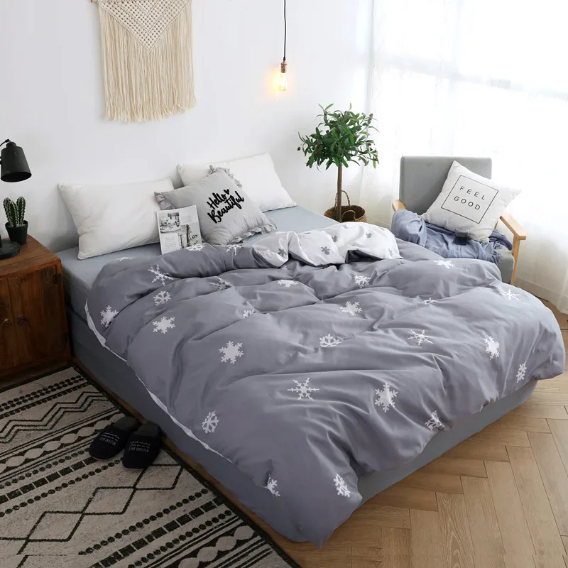 Пододеяльник в мультяшном стиле с принтом из 100% полиэстера пододеяльник