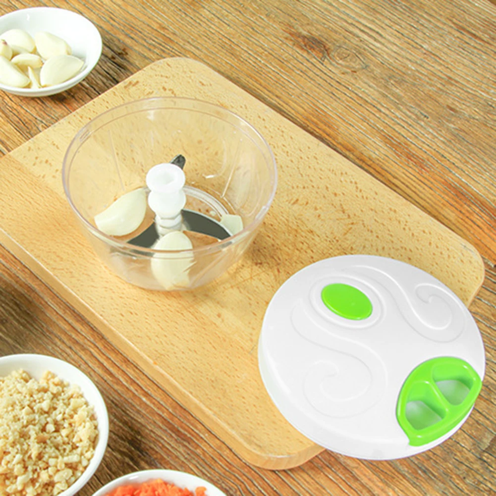 

Manual Garlic Press Rope Food Hand Chopper Processor Silcer Shredder Salad Maker Garlic Onion Slicer Cutter Kitchen Tool