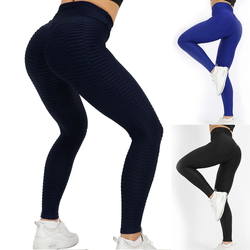 Sfit, сексуальные женские штаны для йоги, пуш-ап, одноцветные жаккардовые спортивные Леггинсы, колготки для спортзала, тянущиеся леггинсы для бега, фитнеса, спортивные штаны для девушек