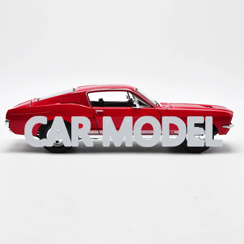 Масштаб 1:18 игрушечные автомобили из сплава 1967 fute Mustang GTA Fastback модель автомобиля