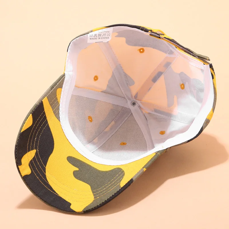 

Spring Camouflage Cotton Army Fan Baseball Cap Snapback Hat Hip Hop Fitted Cap for Men Women Outdoor Print Casual Sunhat Summer