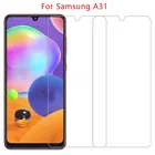 2 шт. телефон защитное стекло для Samsung a31 A315GDS galaxy A 31 2020 безопасности Защита для экрана из закаленного стекла на процессором обработки изображений, A31 пленка