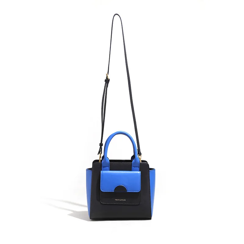 

Genuine leather handbag for woman 2021 spring and summer new fashion trend handbag shoulder bag stray niche design bag