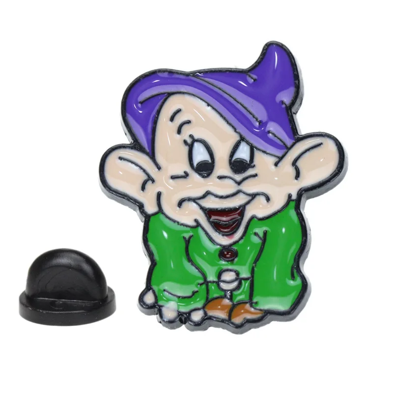 

Cartoon Snow White and the Dwarfs Brooch Pins Badge Cute Jewelry Brooches For Women Kids Gift