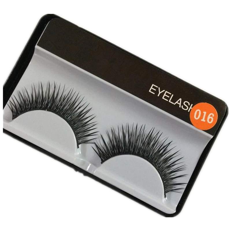 new fashion Natural 1 pairs high quality false eyelashes for women makeup naturally thick cross tabl