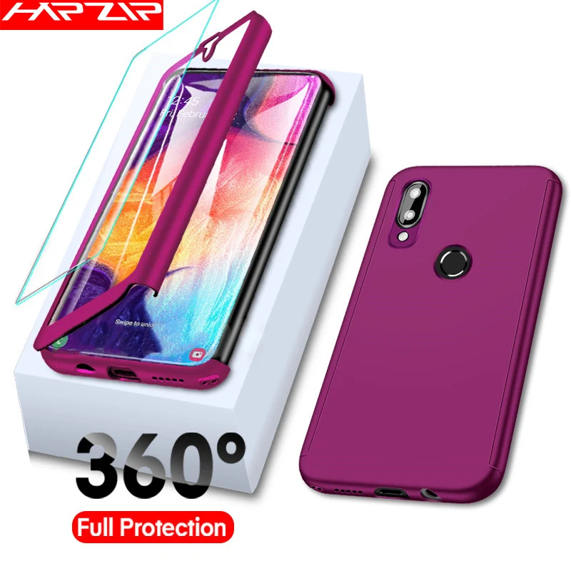 Модный матовый чехол с полным покрытием 360 для Samsung Galaxy A10 A20 A20E A30 A40 A50 A70 A10S A20S A30S A40S