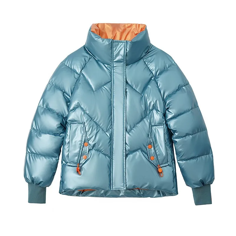 

Guilantu Autumn Winter Jacket Women Thick Down Cotton Padded Coat Female Plus Size High Collar Short Overcoat Casual Parka Mujer