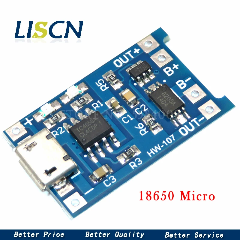 10 шт. зарядная плата TP4056 с Micro USB 5 В 1A 18650 | Обустройство дома