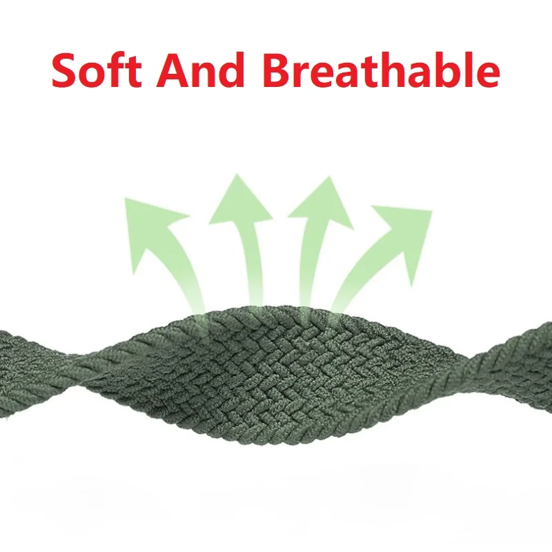 

Braided Solo Loop For Apple Watch Band 44mm 40mm 38mm 42mm Fabric Nylon Elastic Belt Bracelet iWatch Series 1 2 3 4 5 SE 6 Strap