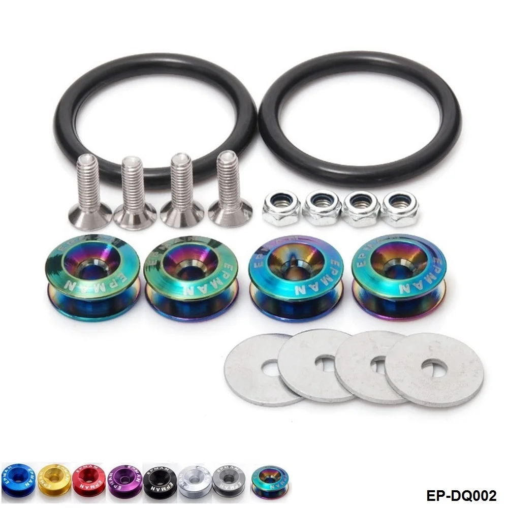 Быстросъемные крепежи для передних бамперов багажника/крышки люка и задние