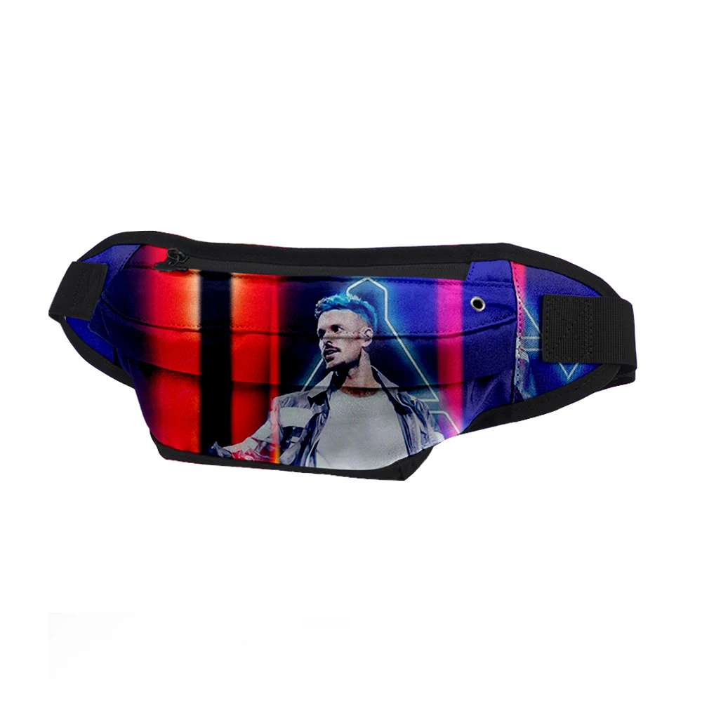

Fashion M.Pokora waist bag chest bag tide brand messenger student shoulder bag mobile phone small bag waterproof Kawaii