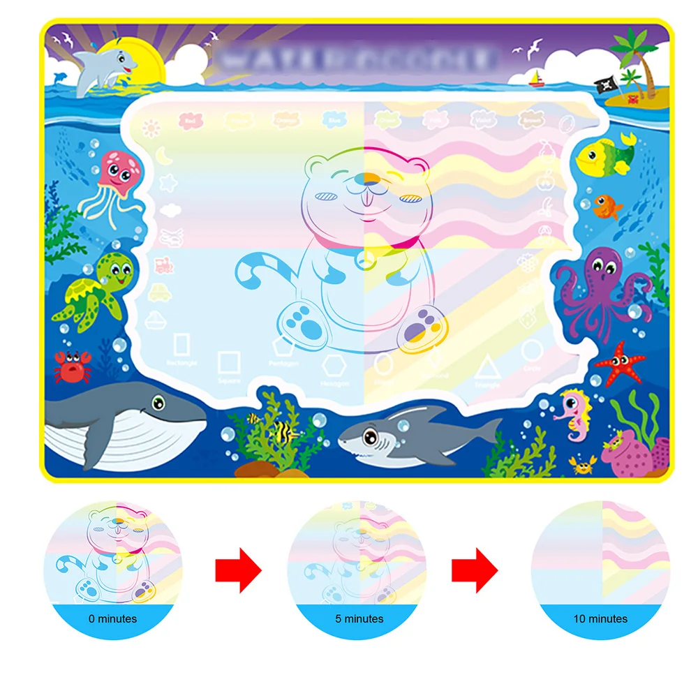Многоразовые магия Водная раскраска каракули доска и Волшебное перо Живопись