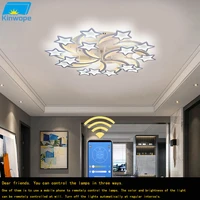 modern remote control led ceiling lamp home creative personality simple atmosphere master bedroom lamp nordic lamps