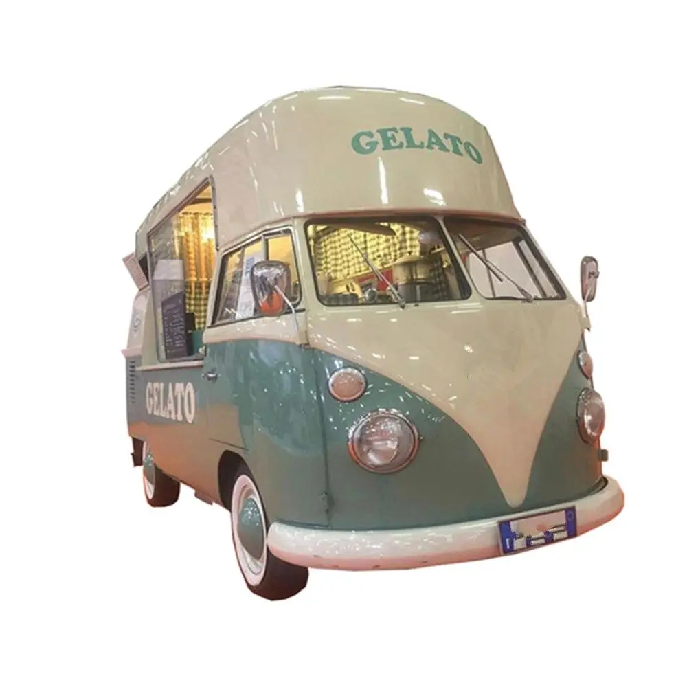 

Electric Hot Fog Food Cart Van Fast Food Donut Ice Cream Truck Catering Truck Display Pizza For Sale