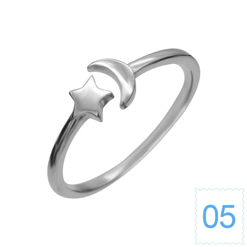 Silver 5 ElfoPlataSi,, Настоящее серебро 925 пробы, модное кольцо Бесконечность 8, коктейльное кольцо, размер 5, 6, 7, для девочек, Детский Рождественский подарок XY654 - Цвет основного камня: Silver 5