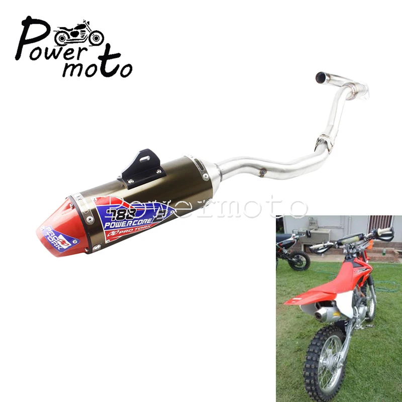 Для Honda 2003-2016 CRF150F CRF230F полный глушитель выхлопной трубы грязи питбайк спортивный