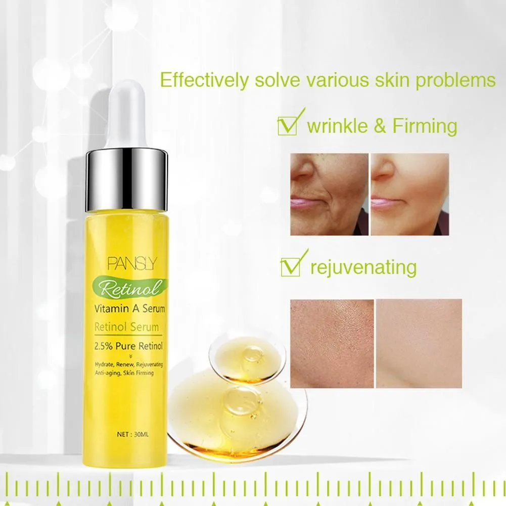 

30ml 2.5% Pure Retional Cream Moisturizing Shrinking Face Nourishing Anti-ageing Anti-wrinkle Pores Essence Serum Z8V7