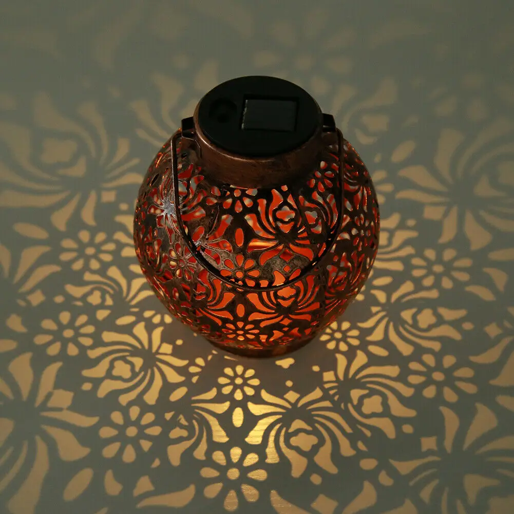 Светодиодный ная лампа-проектор на солнечной батарее наружные садовые фонарики