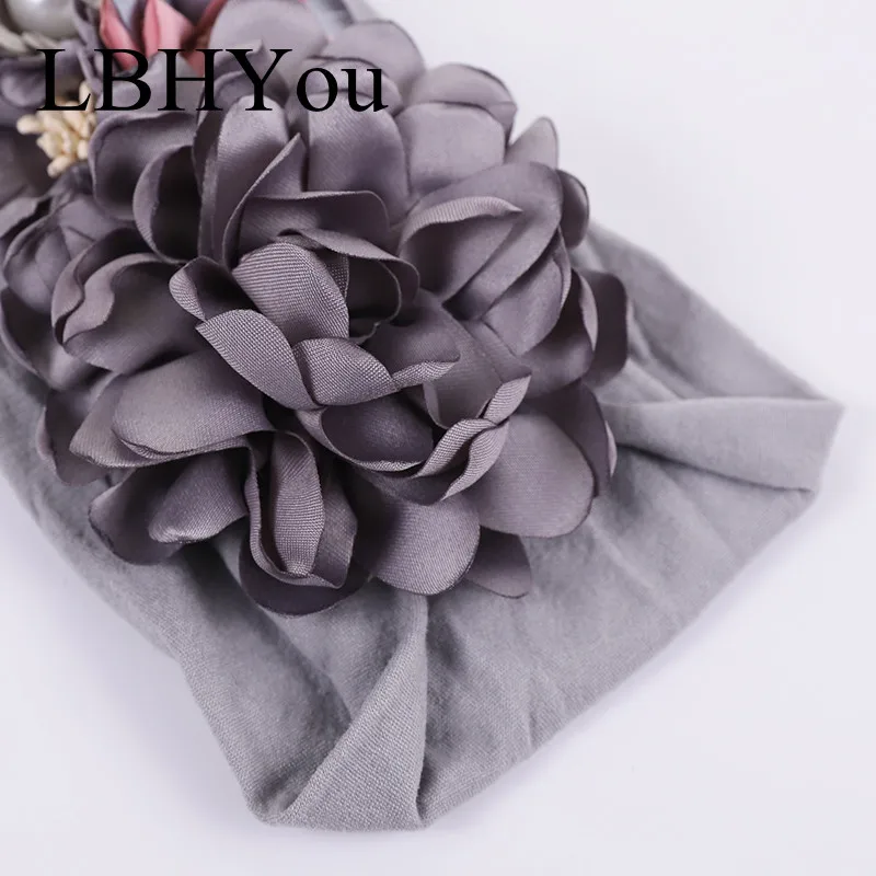 

New Fashion Baby Girls Wide Nylon Headwraps Cute Super Soft Nylon Headbands Hair Accessories For Girls 6 colors