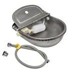 Автоматический поплавок из нержавеющей стали 304 с отверстием для слива напитков, лошадь, корова, водная чаша, товары для овец, собак, домашних животных, коз, крупного рогатого скота