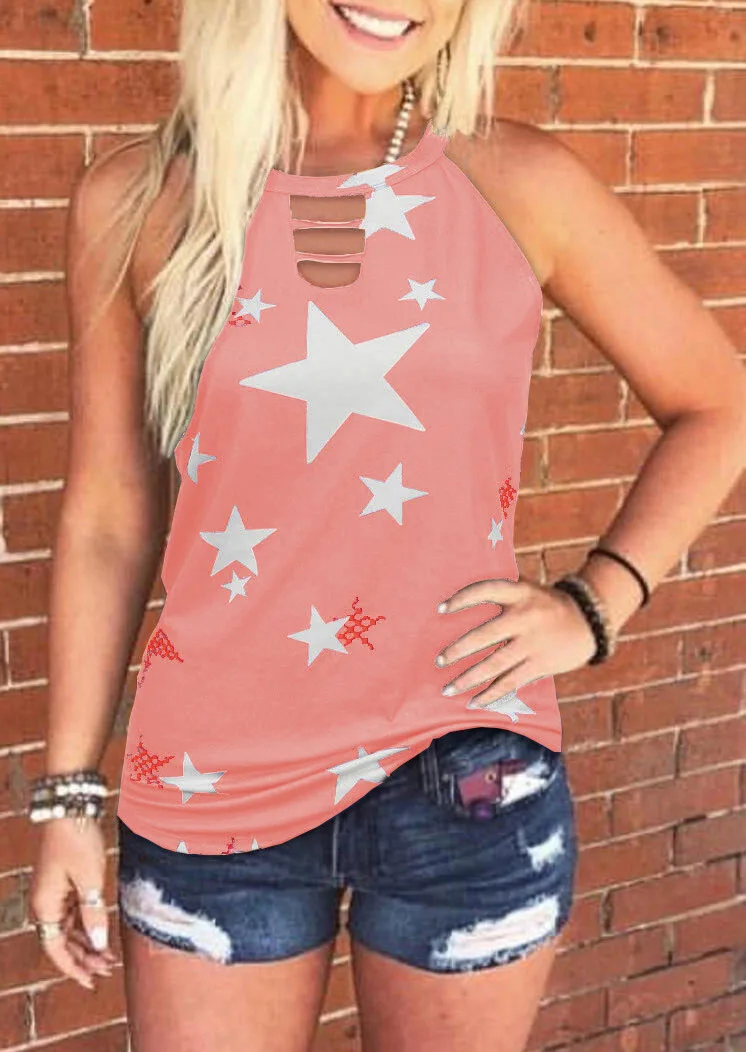 

2020 summer cross border fashion vest T-shirt casual women