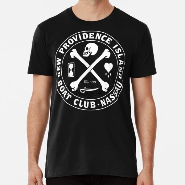 Men t shirt Black Sails New Providence Island Boat Club Women tshirt |