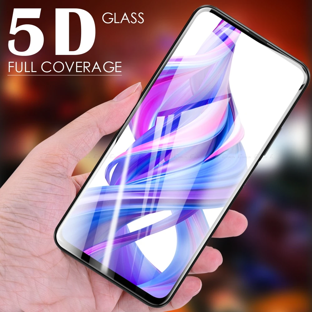 5D полное покрытие изогнутый экран протектор Закаленное стекло пленка для HuaWei Honor