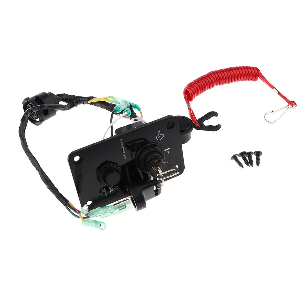 

Outboard Single Engine Key Switch Panel Assembly for Yamaha 704-82570-12-00