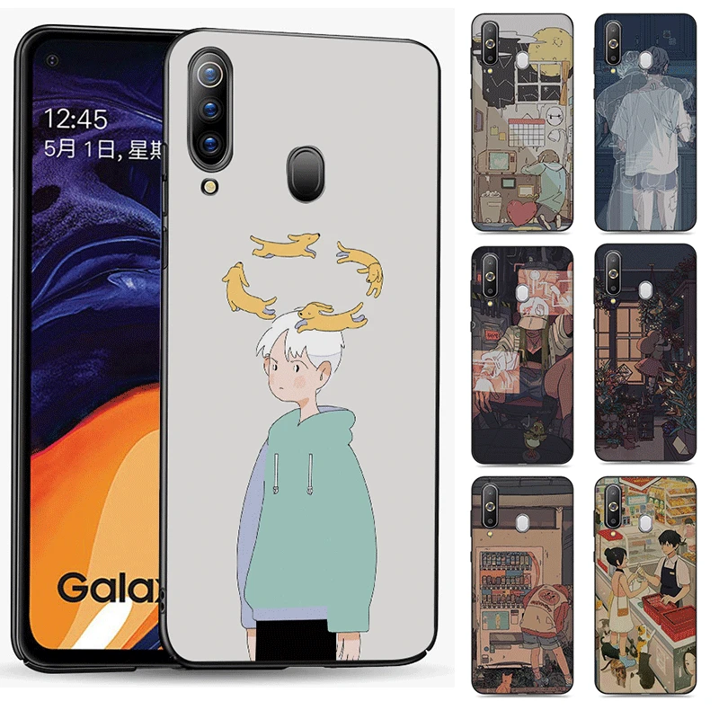 Силиконовый чехол для телефона samsung Galaxy A10 A20 A30 A40 A50 A60 A70 S M10 M20 M30 крышка милый