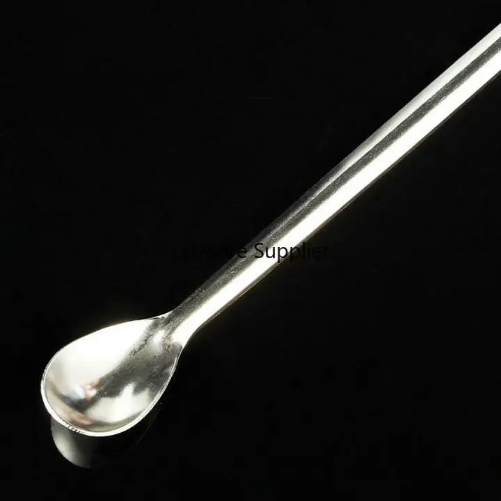 Ложка и Лот из нержавеющей стали с двойной головкой 10 шт./лот 20 см ложка для