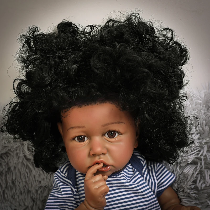 Кукла реборн силиконовая Реалистичная кукла для новорожденных 22 дюйма с ровным