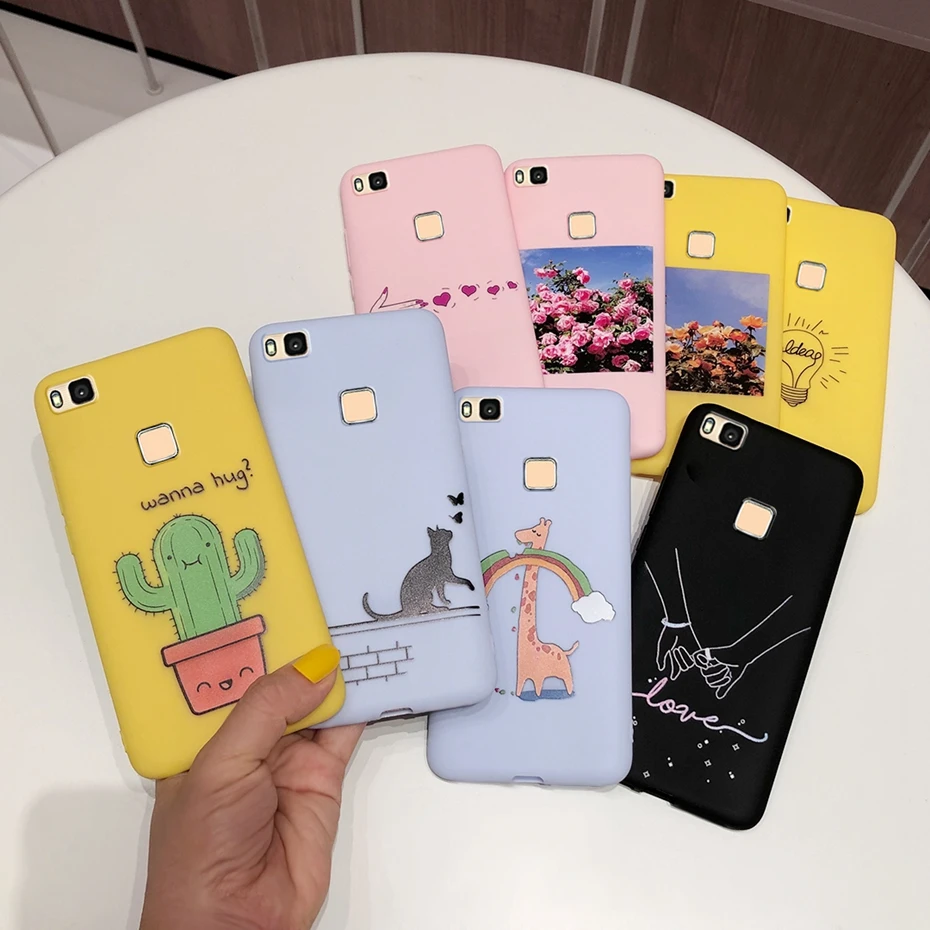Чехол для Huawei P9 Lite Силиконовый ТПУ мягкий чехол Funda P 9 P9Lite 2016 чехлы задней панели