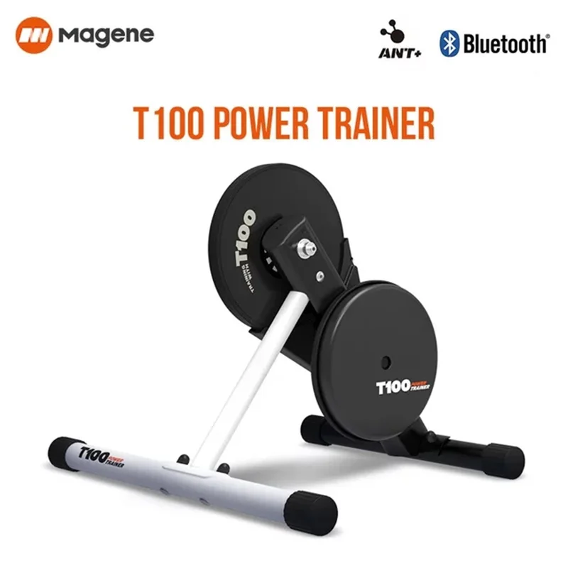 

Magene T100 Smart Power Trainer Direct-Drive Foldable Indoor Bicycle Trainer Platform Passes Power Cycling App ANT+ Bluetooth