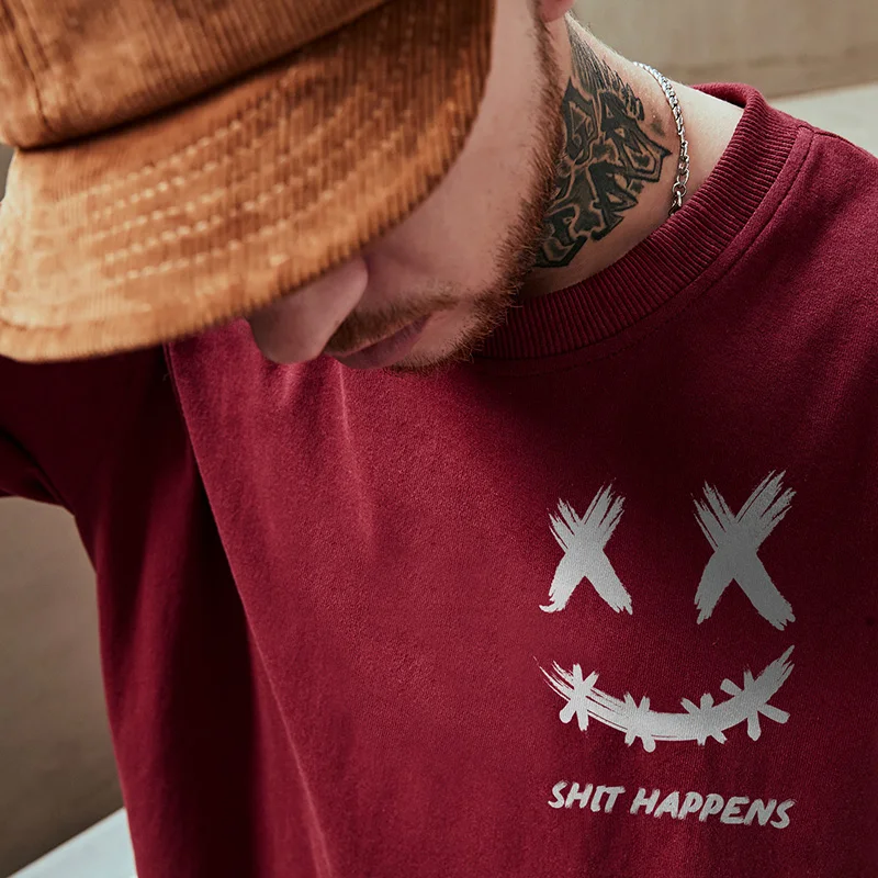 

New Popular Brand short sleeve men Cartoons tee Summer hip hop T-shirt Chinese style lovers Print Oversized tshirt