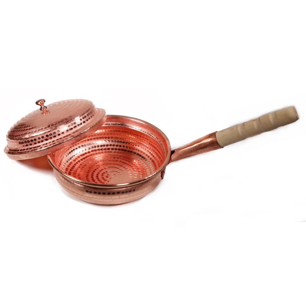 Медный вок ручной работы бытовой утолщенный ВОК медный горячий горшок