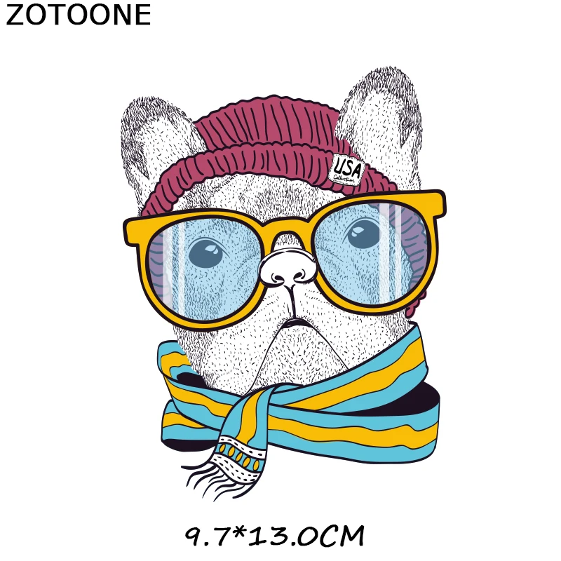 ZT1547 ZOTOONE рождественские наклейки с изображением оленя и утюгом, термопереводные наклейки для глажки одежды DIY, футболки, супер моющиеся для детей - Цвет: ZT1547
