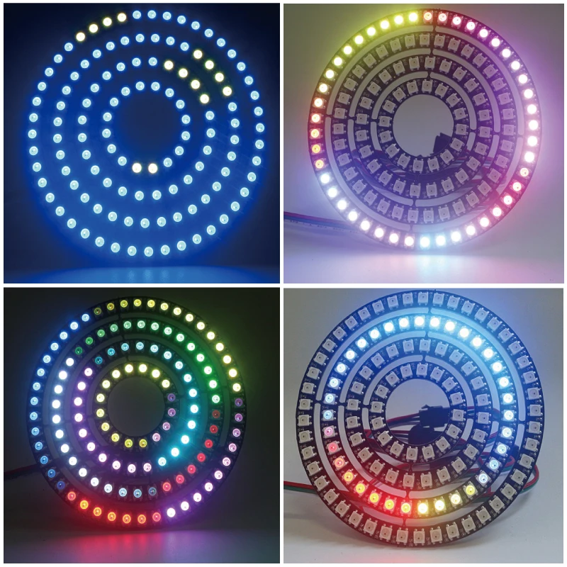 DC5V WS2812B пикселей кольцо прибор приемно-SK6812 WS2812 RGB Полноцветный круглый