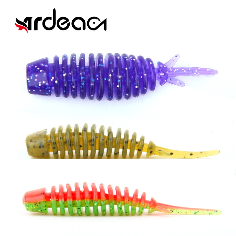 

Ardea Needle Tail Soft Bait 1.3g/2g/2.9g Root Fishing Lure Silicone Double Color Screw Worm Lures Wobbler Jig Shad Bass Tackle