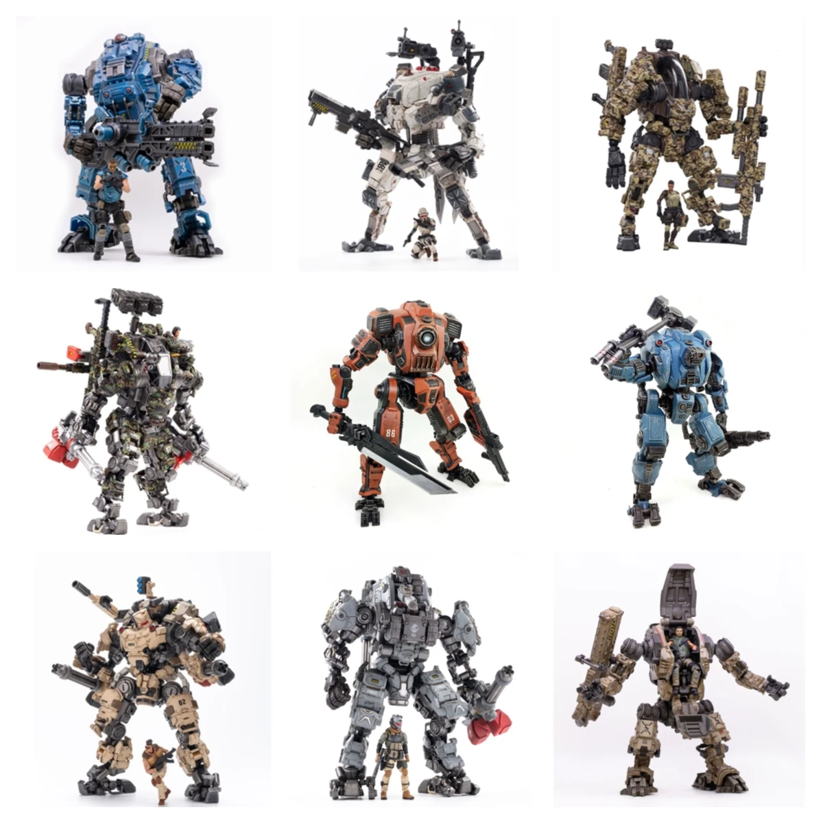 Оригинальный экшн робот JOYTOY свободный человек стальная кость тяжелая Firepower Mecha