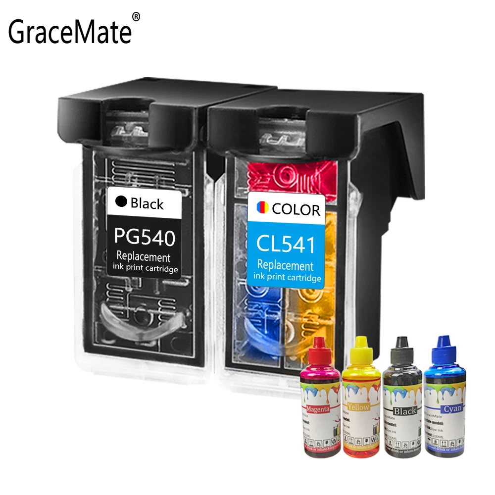 GraceMate PG540 CL541 чернильный картридж совместимый для Canon Pixma MG4250 MG3250 MG3255 MG3550 MG4100 MG4150