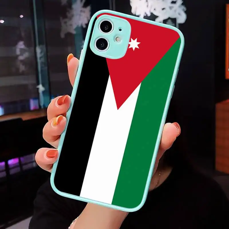 

Syria Flag Phone Case Matte transparent For blue iPhone 12 Mini 11 Pro XR XS Max 7 8 Plus X Back Cover