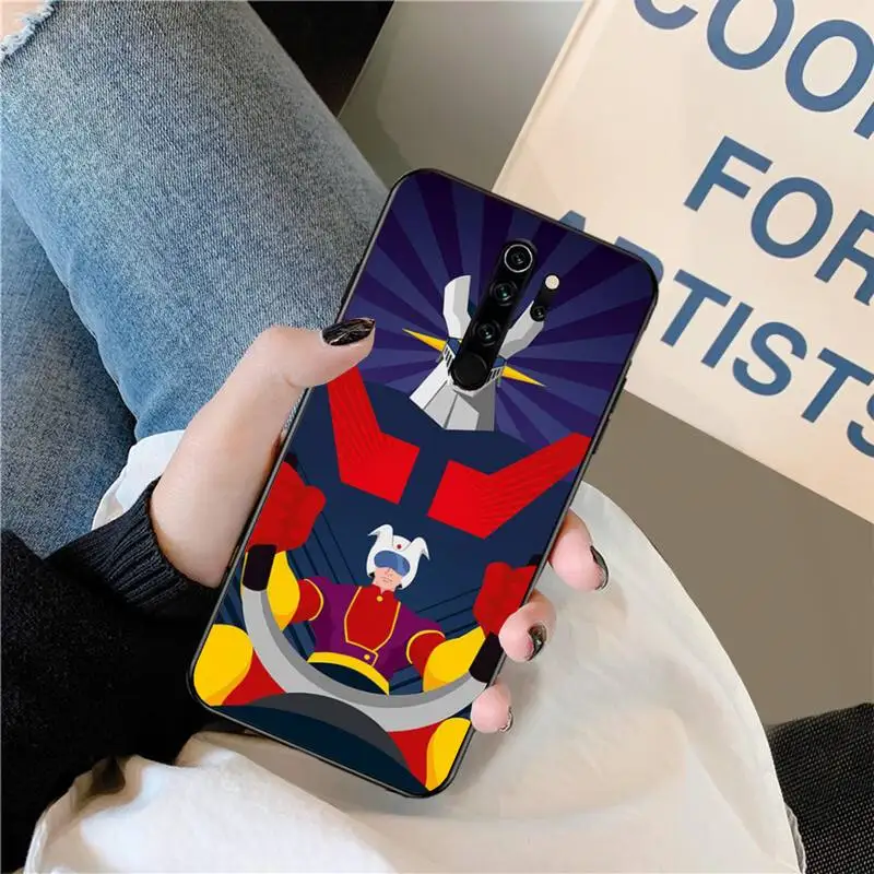 

HPCHCJHM UFO Robot Grendizer DIY Luxury Phone Case for Redmi Note 8 8A 8T 7 6 6A 5 5A 4 4X 4A Go Pro