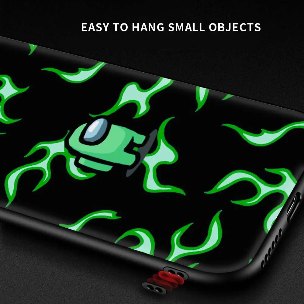 

Among Us Flames Fitted For Xiaomi Redmi Note 9S 8 Pro 8T 9 7 7A 8A 9A 9C 6A Silicon Case For Redmi Note 10 Pro Black Phone Cover