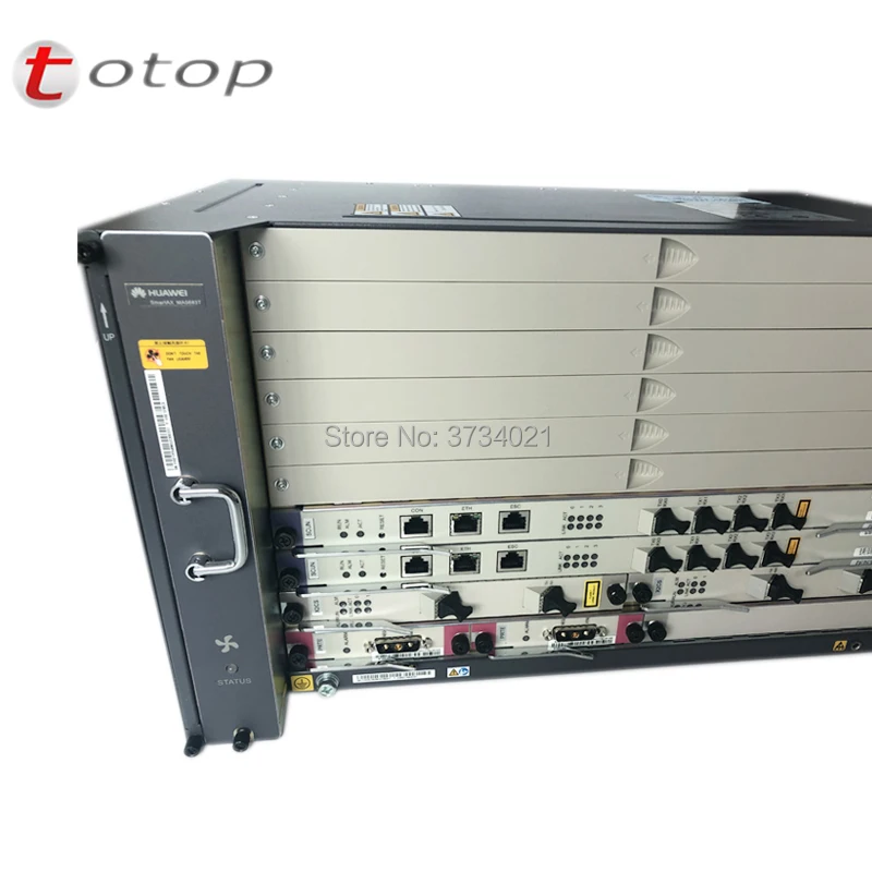 19 дюймов оригинал huawei GPON OLT MA5683T 1GE с 2xSCUN + 2xPRTE 2x scun терминал оптической