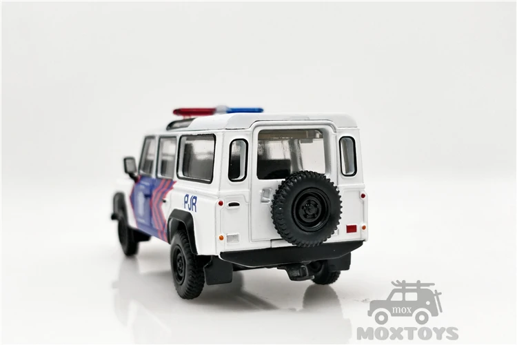 Мини GT 1:64 Land Rover Defender 110 Korlantas индонезийский Национальный трафик литая модель