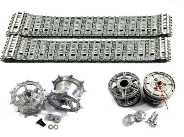 henglong 3888A-1 1/16 German King Tiger RC tank Upgrde parts Steel Gear box /Metal track/metal main gears/radio controller - купить по