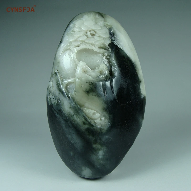 Настоящий редкий сертифицированный китайский душань нефритовый амулет CYNSFJA