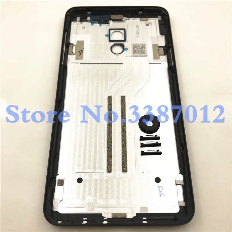 new metal battery door back cover housing case for meizu m15 lite m871h with power volume buttons free global shipping