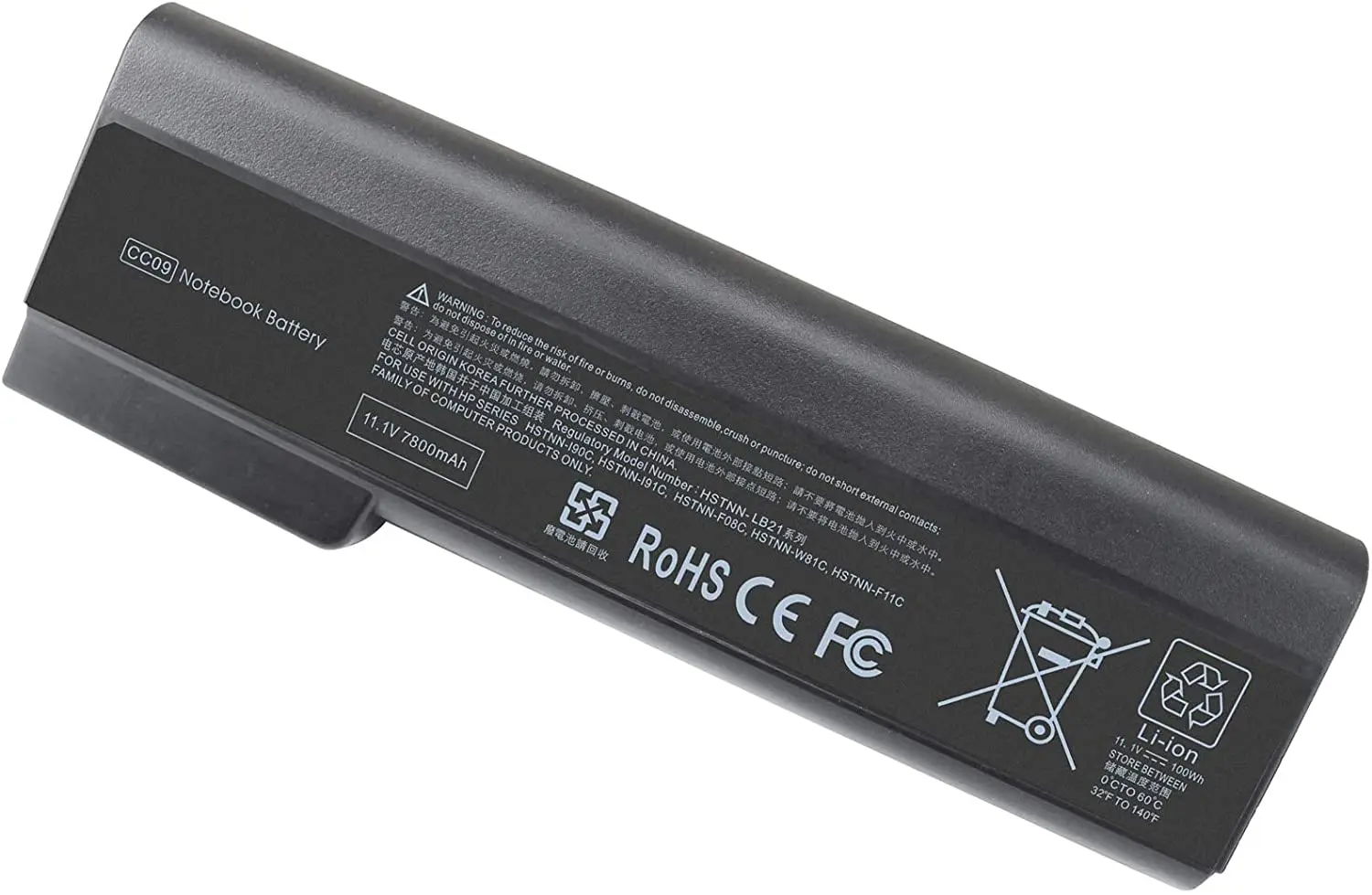 

9 Cell CC09 628668-001 Battery for HP EliteBook 8460P 8470P 8560P 8570P ProBook 6470B 6570B 6460B 6560B 6360B 6465B 628666-001 6