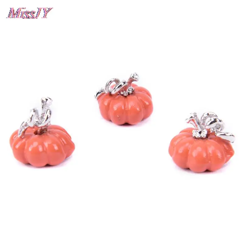 10 шт./компл. модные эмалированные 3D Подвески в виде тыквы растительное растение